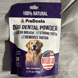 All-Natural Dog Dental Powder for Teeth Cleaning, Dental Powder for Dogs Teeth